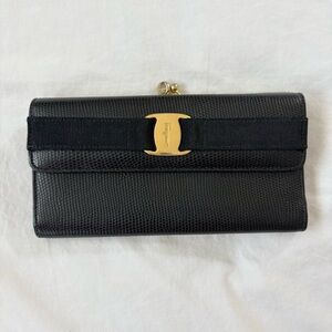Vintage Salvatore Ferragamo Black Wallet